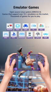 Konsol Video Game Portabel <span class=keywords><strong>Retro</strong></span> R36H Pro Max 3500 MAh Video Game Consola Portabel Handheld Gaming Player Versi Air - Product Image 5