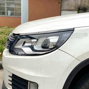 Embellecedores de ceja para faros delanteros y alerones laterales de ventana trasera para Volkswagen VW Tiguan MK1 2011-2016 y Canards Splitter 2007-2016 - Product Image 4
