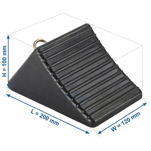 Cales de roue en caoutchouc premium pour camping-car, camion, remorque, avec poignée, vente en gros - Product Image 3