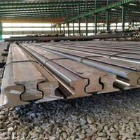 Rail en acier de 38 kg, 50 kg, 60 kg, 75 kg, norme chinoise, directement de l'usine, pour la construction ferroviaire