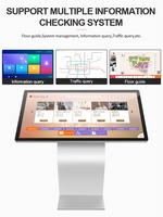 Kios Informasi 32 43 49 55 65 Inci, Layar Sentuh Interaktif untuk Pameran, Kios Layanan Mandiri