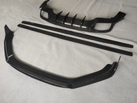 Kit carrosserie en fibre de carbone de haute qualité, style d'usine, pour Porsche Panamera 971 GTS, comprenant un becquet avant, des jupes latérales et un diffuseur arrière