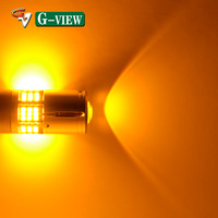 Accessoires de voiture Gview Ampoule LED lumineuse 1157 Ba15s 1141 P21w Auto Light LED feu arrière pour clignotants 1156 Canbus