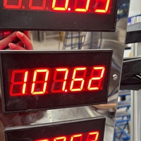 Modul Layar LED 7 Segmen 4 Digit 1,8 Inci 10-36V RS485 Panel Layar ASCII Modbus