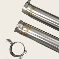DZ Valvetronic Auspuff-Schalldämpfer für 540i 540 G30 G38 530i 3.0T B58 Edelstahl Catback Spiegelpoliert 3 Jahre Garantie