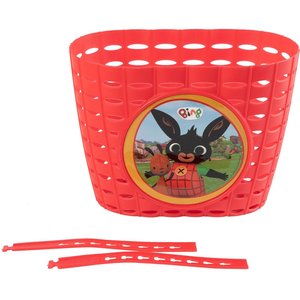 Cestino portaoggetti per bici boy coniglietto Bing rosso - Product Image 1