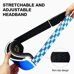 OEM trượt tuyết Kính CE UV400 bảo vệ chống sương mù Snowboard Kính phân cực ống kính hình trụ tuyết trượt tuyết Kính mát biểu tượng tùy chỉnh - Product Image 3