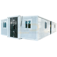 Maison conteneur de 40 pieds de haute qualité et à prix abordable, extensible, pour camping, maison préfabriquée en micro-acier, villa