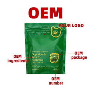 Factory Direct Superfood Greens Gummies Supplément <span class=keywords><strong>alimentaire</strong></span> de 28 jours pour l'énergie <span class=keywords><strong>intestinale</strong></span> et la santé immunitaire multidimensionnelle Complément <span class=keywords><strong>alimentaire</strong></span> - Product Image 2