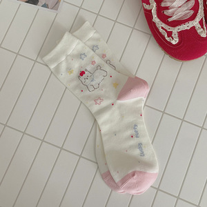 Modische Damensocken Korea Harajuku-Stil <span class=keywords><strong>Kawaii</strong></span> Lustige Cartoon Frühling Herbst Damensocken Niedliche Mädchensocken - Product Image 6