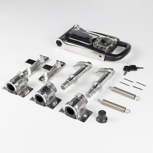 Nhà Máy Thép Không Gỉ 304 Xe Tải Container Các Bộ Phận Cửa Khóa Xe Cửa Khóa Xử Lý Lạnh Xe Tải Khóa Cửa Xử Lý - Product Image 2