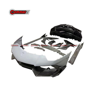 Kit carrosserie en fibre de carbone style MSY pour Lamborghini Aventador LP700 LP720 LP750 : pare-chocs avant et arrière, aérations latérales, aileron arrière - Product Image 1