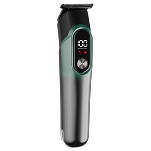<span class=keywords><strong>Tondeuse</strong></span> à cheveux professionnelle 5-en-1 pour hommes, <span class=keywords><strong>kit</strong></span> de toilettage, rasoir électrique sans fil, <span class=keywords><strong>tondeuse</strong></span> à poils de nez, écran LCD, <span class=keywords><strong>tondeuse</strong></span> à lame en T - Product Image 4