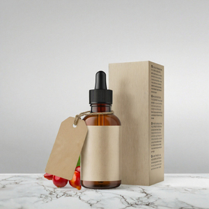 Ampolla de Suero Facial en Frasco de Vidrio Ámbar, Esencia Líquida para el Cuello, Cuidado de Belleza Multifuncional - Product Image 2