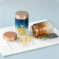 Bocaux en verre personnalisables 150ml 180ml 200ml 250ml avec couvercle CR pour compléments alimentaires, bonbons gélifiés, vitamines et poudres protéinées – Emballage fantaisie