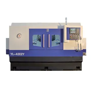 JINN FA YL-42E 2 Spindle 4 axis Turret Trade Tools Turret Retrofit Aluminium CNC lathe Machine