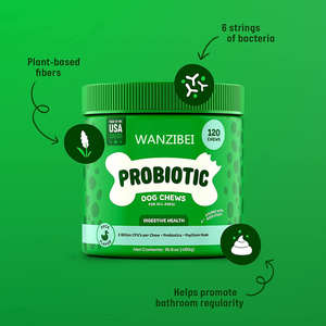 I probiotici del cane trattano per migliorare la digestione | Allevia la diarrea del cane, il Gas, la stitichezza, il mal di stomaco | Allergia + supporto immunitario - Product Image 5