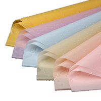 Papier d'emballage pour fleurs de qualité supérieure, fait main, en résine enduite de PVC, imperméable, recyclable, pour l'emballage de bouquets, cadeaux, impression offset artistique