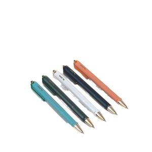 Nusign Gel Pen 0.5mm Smooth Bullet Tip Office School Writing Pen Plastic Body Gold Trim Multi Color Options - Product Image 5