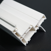 Profils de fenêtres et de portes coulissantes en PVC/UPVC sur mesure, de qualité supérieure, durables et écologiques, pour une utilisation en cuisine et en supermarché