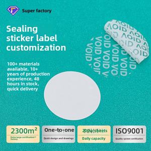 สติกเกอร์ซีลกันปลอมแบบฉีกได้สำหรับบรรจุภัณฑ์กล่องสี PET แบบกำหนดเองสำหรับผลไม้ ขายส่ง - Product Image 2