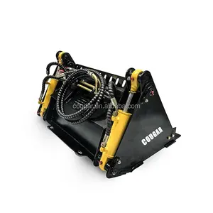 Farm Machinery Equipment Mini Skid Steer Loader With 4In1 Bucket