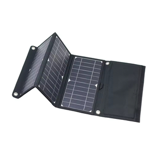 Precio Directo de Fábrica, Paneles Solares Plegables Portátiles Negros al por Mayor, para RV, Camping, Carga de Teléfonos Móviles, PV 15W 21W 28W, Envío Gratis - Product Image 2
