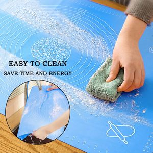 Food Grade Silicone Baking Mat High Quality Silicone Cookie Sheets Non-Stick Safe Mat Sheet <b>Rolling</b> Mats - Product Image 4