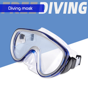 Masque de plongée à deux fenêtres, verre trempé de 4,0 mm, anti-buée, universel pour la plongée en apnée et les sports nautiques - Product Image 5
