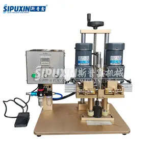 Semi Automatic Lid Sealing Machine Manual Tightening Machine Screw Capping Machine for Sale