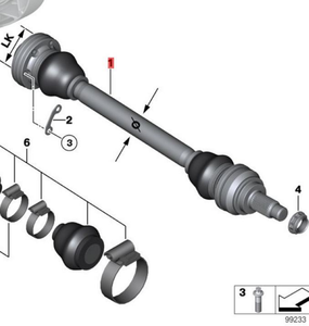 <span class=keywords><strong>Arbre</strong></span> <span class=keywords><strong>de</strong></span> <span class=keywords><strong>transmission</strong></span> arrière pour <span class=keywords><strong>BMW</strong></span> <span class=keywords><strong>X5</strong></span> <span class=keywords><strong>E53</strong></span> 2000-2006 33207500916 33207500917 - Product Image 5