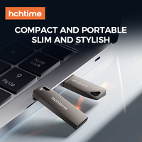 Vente directe d'usine, clé USB 2.0 1 Go élégante et compacte en métal, stockage de données, clé USB personnalisée pour PC, ordinateur portable