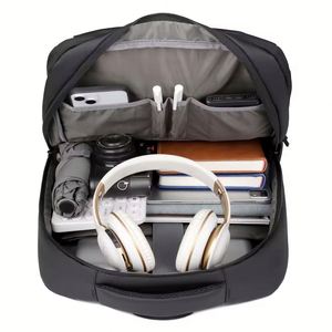 Nouveauté Sac à dos de voyage pour ordinateur portable extensible imperméable à l'eau avec charge USB grande capacité pour hommes - Product Image 2
