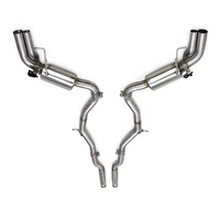 Échappement EXR Valvetronic Catback pour mercedes-benz W223 S63 4.0T V8 2025 télécommande miroir poli échappement de 1.5mm d'épaisseur