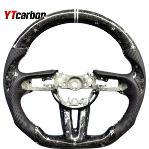 Volante de Fibra de Carbono Forjado con Cuero Perforado Negro Personalizado YTcarbon para <span class=keywords><strong>Mazda</strong></span> 3 CX-30 CX30 CX-<span class=keywords><strong>50</strong></span> <span class=keywords><strong>MX</strong></span>-30 MX30 2020-2025 - Product Image 5