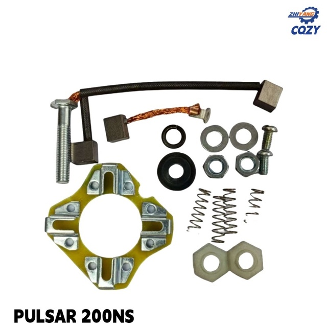 Pulsar 200NS Copper Carbon Brush Holder Starter Motor Carbon Brush Replacement Kit Motorcycle Engine Part for Bajaj Pulsar 200ns