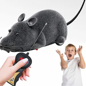 热电子无线遥控老鼠蜘蛛Rc老鼠宠物猫互动玩具