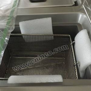 Freidora Industrial de Gas y Eléctrica de Doble Tanque de Acero Inoxidable de 40L para Cocina - Product Image 6