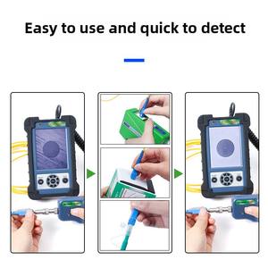 <span class=keywords><strong>Microscope</strong></span> à fibre optique de fabricant de source de loupe <span class=keywords><strong>400X</strong></span> de poche avec le détecteur de face d'extrémité pour l'équipement optique de fibre - Product Image 4