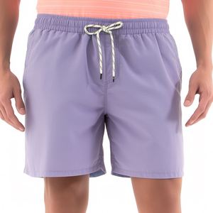 Bañadores de Hombre Personalizados con Logotipo, 16 Colores Sólidos, Secado Rápido, Shorts de Baño para Exteriores, Shorts de Surf, Traje de Baño Masculino - Product Image 3