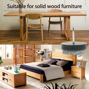 28 pièces de 24 mm de diamètre coussinets de meubles noirs à clouer coussinets en feutre avec clou pour meubles en bois tabourets de chaise pieds de table - Product Image 6