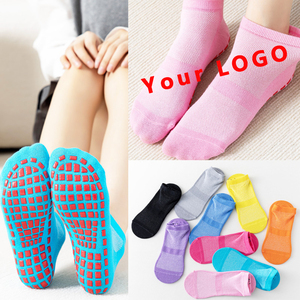 Calzini Estivi per Bambini in Rete 100% Cotone Traspirante <span class=keywords><strong>Antiscivolo</strong></span>, Calzini per Yoga per Adulti con Logo, Vendita all'Ingrosso - Product Image 3