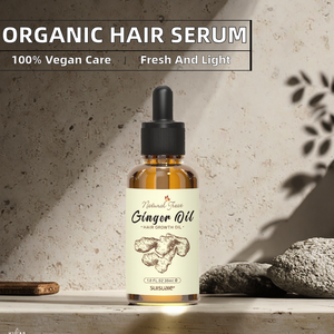 Aceite/Serum Vegano de Jengibre para el Crecimiento del Cabello, Cuidado del Cuero Cabelludo, Nutritivo, Orgánico, Natural, Refrescante, Anti-Caída, Marca Privada - Product Image 2