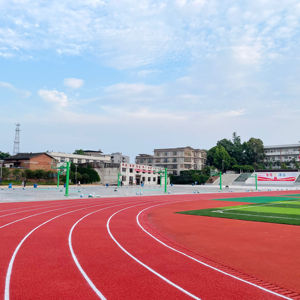 Cojín elástico de 13mm certificado por INOLP IAAF, suelo deportivo, colores personalizados, gránulos de EPDM reciclables, pista de correr permeable al aire - Product Image 5