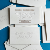 Cartes de visite personnalisées en relief, papier épais de luxe, cartes de visite personnalisées pour entreprise