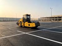 Compacteur vibrant de 20 tonnes et 140 kW pour la stabilisation des sols des parcs industriels
