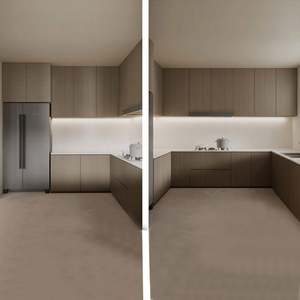 Conception de cuisine moderne, salon, meubles de cuisine, armoires, personnalisation haut de gamme avec fabricant de quincaillerie robuste - Product Image 4