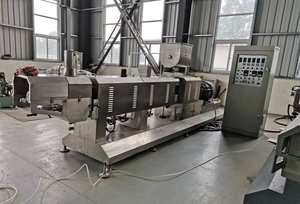 Petit couscous artificiel automatique de processus d'extrudeuse jumelle de riz fortifié font la ligne de production de machine usine - Product Image 6