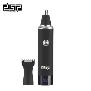 Recortadora de vello nasal eléctrica profesional Dsp, recargable, portátil, para hombres, negra, longitud de corte de 1 cm - Product Image 2