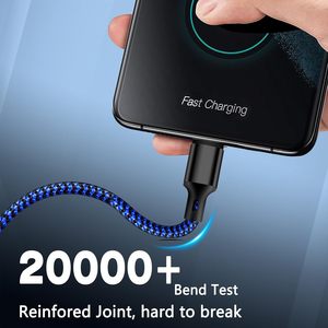 Cavo USB C Durevole per Ricarica Rapida PD e Sincronizzazione Dati per Laptop, <span class=keywords><strong>Tablet</strong></span>, <span class=keywords><strong>Samsung</strong></span> <span class=keywords><strong>Galaxy</strong></span>, iPhone 15, Google Pixel - Product Image 4